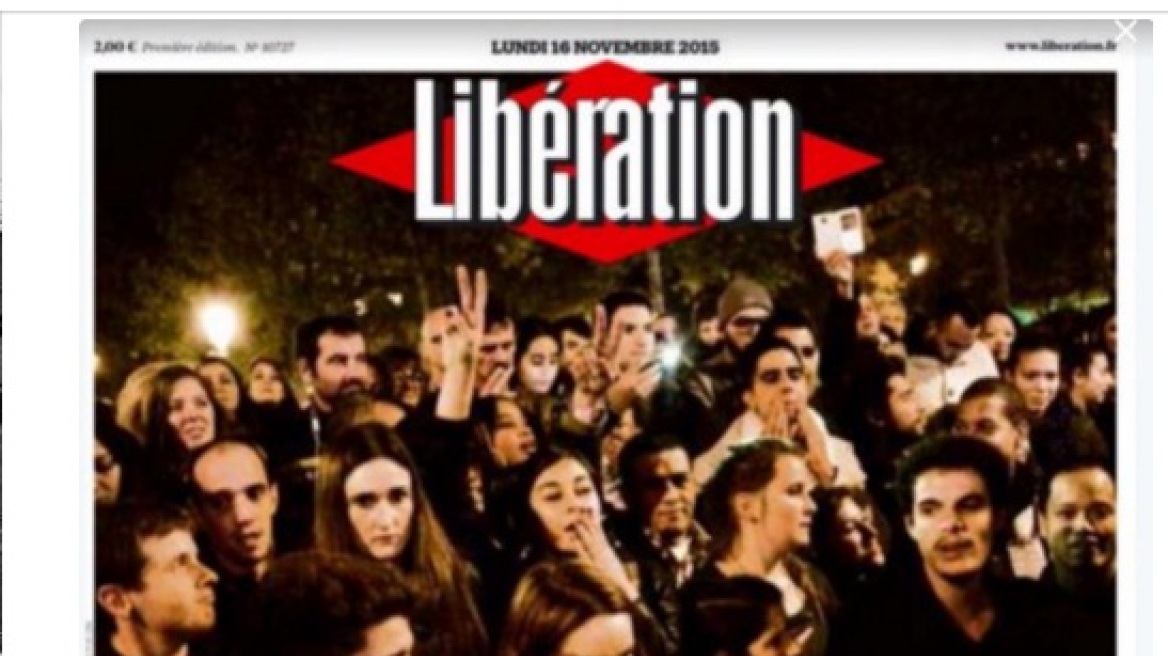 Ο γαλλικός Τύπος πενθεί: Το «δυνατό» πρωτοσέλιδο της «LIiberation»... με τη γενιά Μπατακλάν